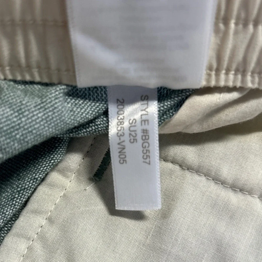 NWT J. CREW Linen Blend Shorts Mens Size L (33x5.5) Light Green Preppy Lagenlook